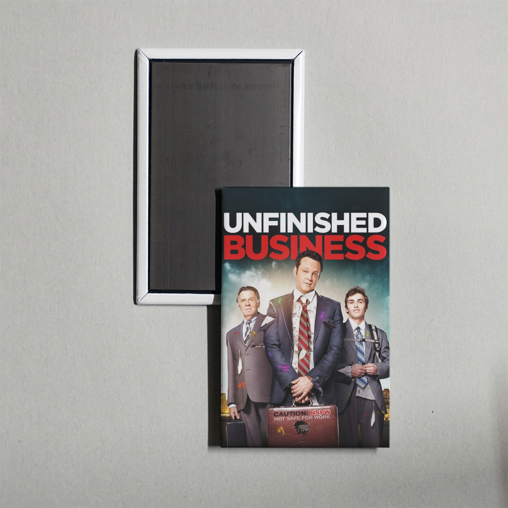Unfinished Business Mini Movie Fridge Magnet