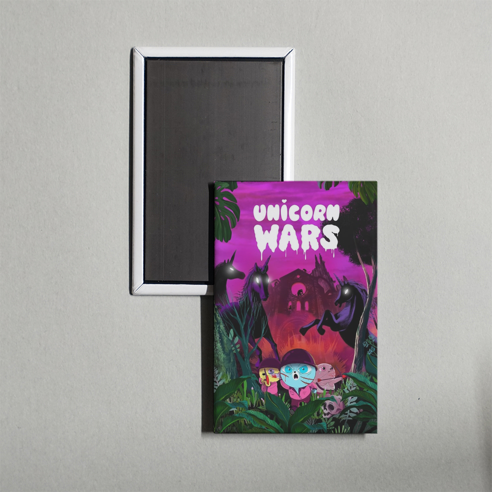 Unicorn Wars Mini Movie Fridge Magnet