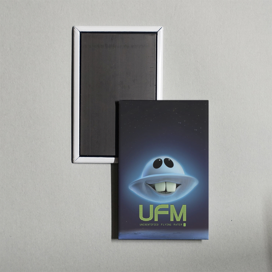 Unidentified Flying Mater Mini Movie Fridge Magnet