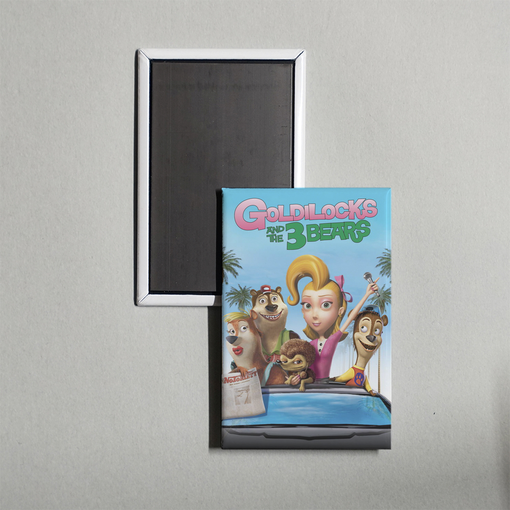 Unstable Fables Goldilocks and the Three Bears Mini Movie Fridge Magnet