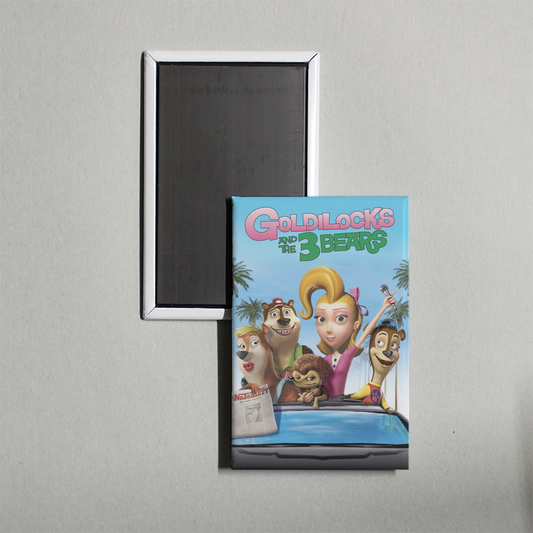Unstable Fables Goldilocks and the Three Bears Mini Movie Fridge Magnet
