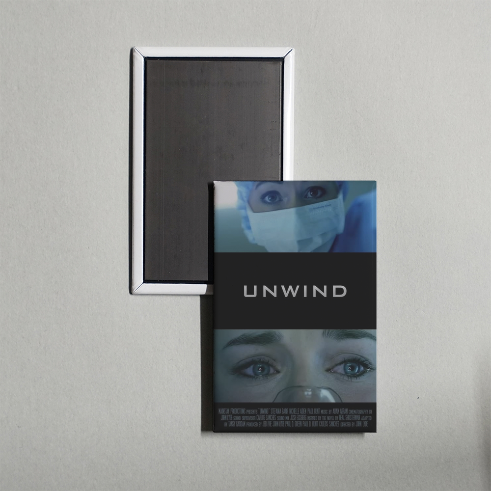 Unwind Mini Movie Fridge Magnet