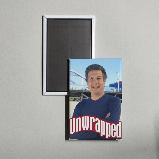 Unwrapped TV Show Fridge Magnet
