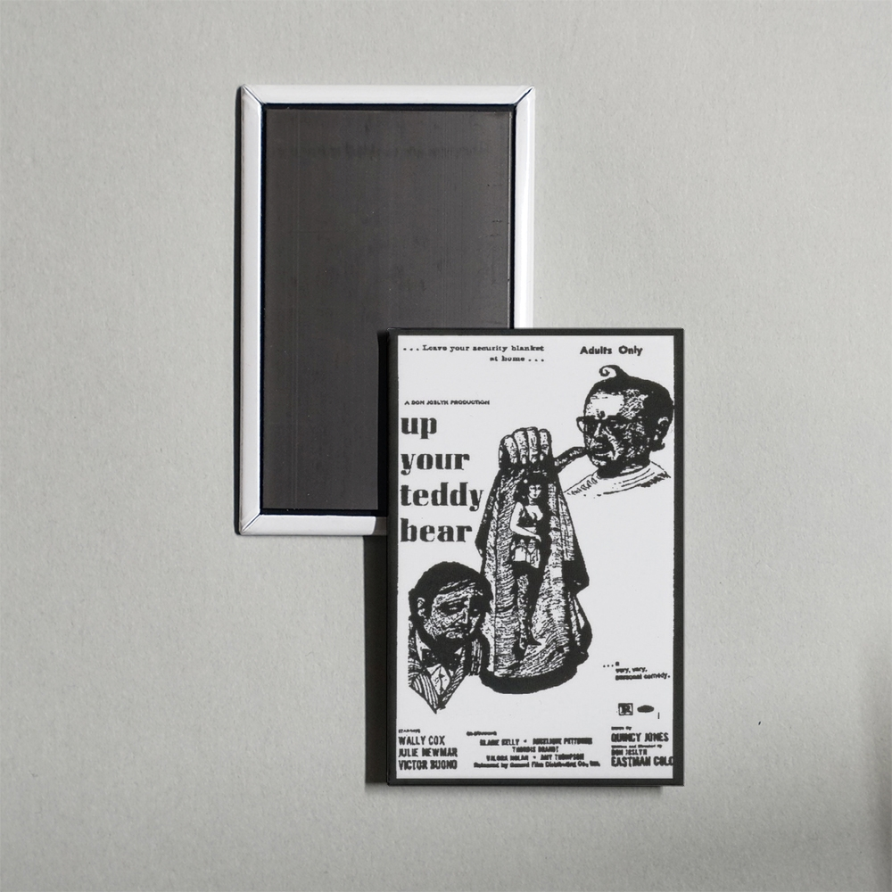 Up Your Teddy Bear Mini Movie Fridge Magnet