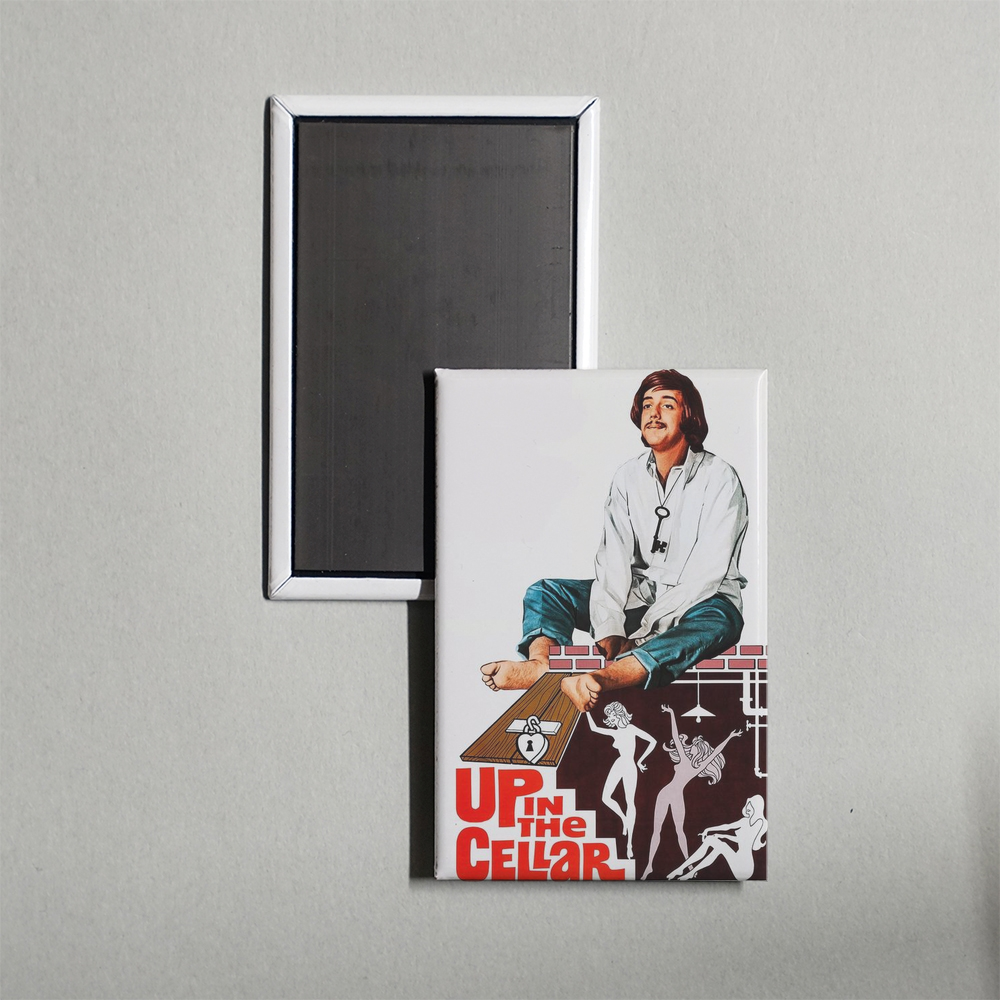 Up in the Cellar Mini Movie Fridge Magnet