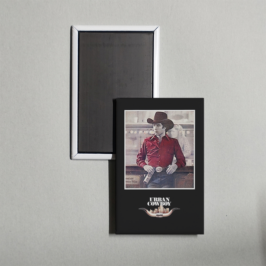 Urban Cowboy Mini Movie Fridge Magnet
