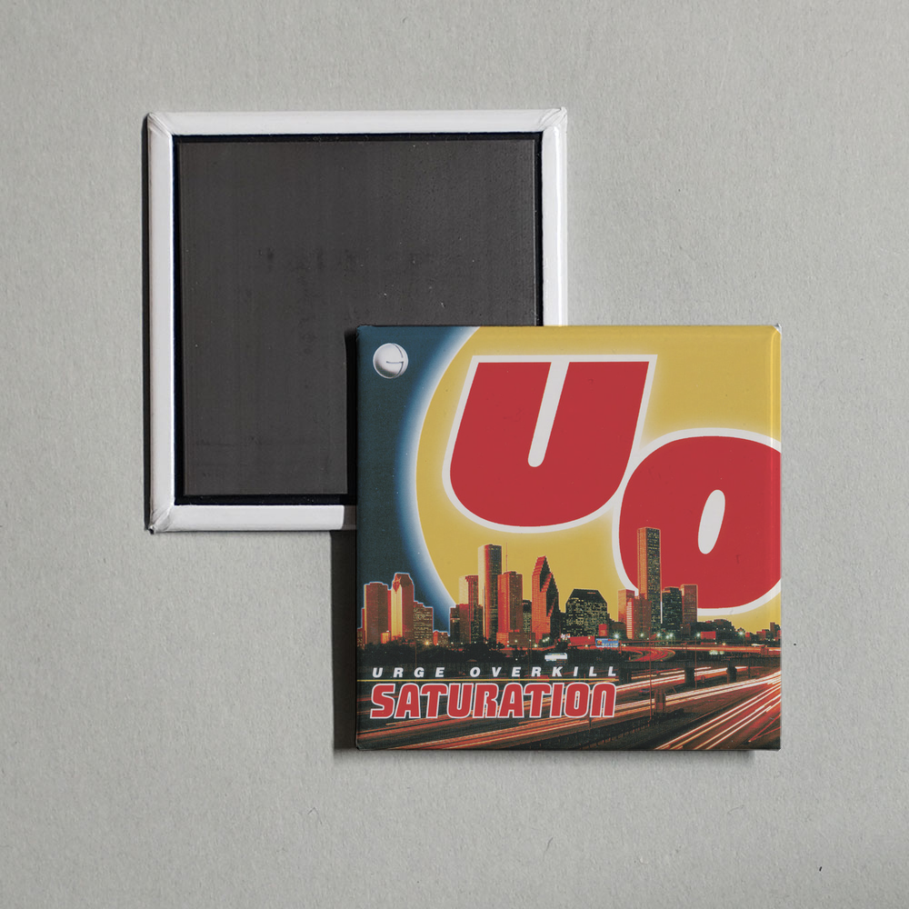 Urge Overkill - Saturation Album Cover Fridge Magnet