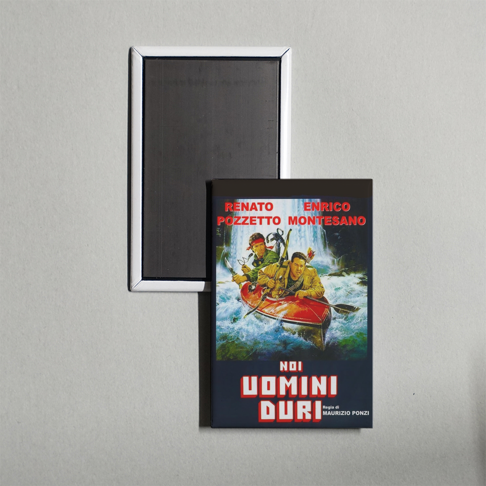 Us Real Men, We Hard Men Mini Movie Fridge Magnet