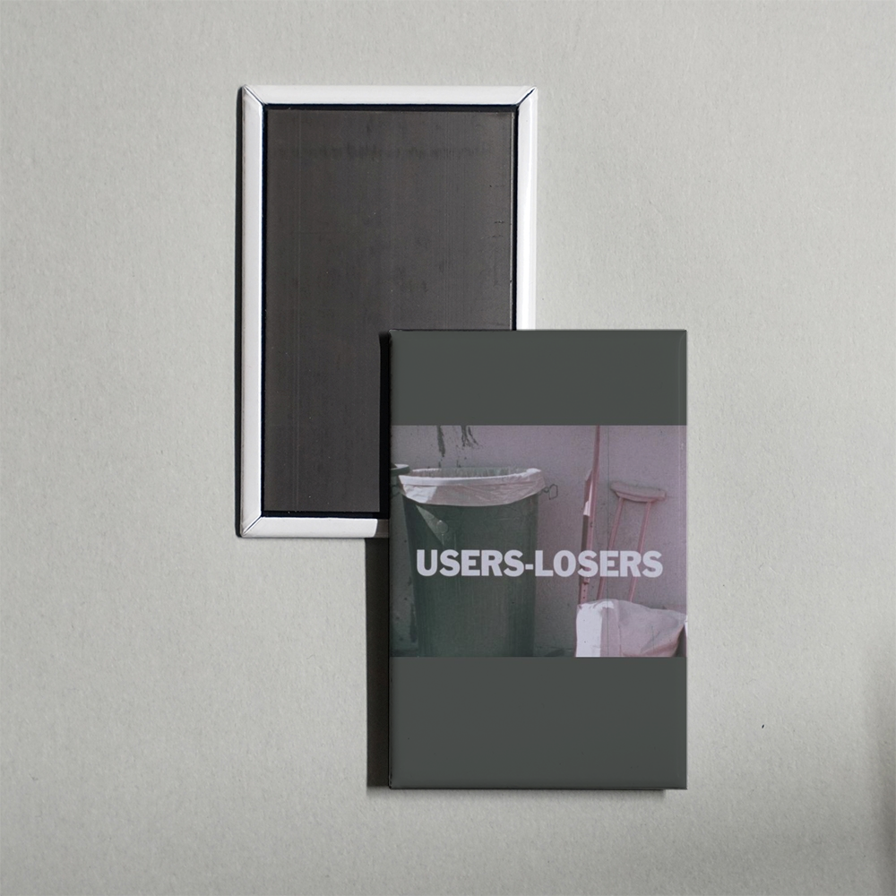 Users Are Losers Mini Movie Fridge Magnet