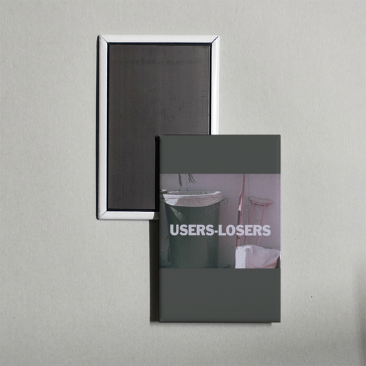 Users Are Losers Mini Movie Fridge Magnet