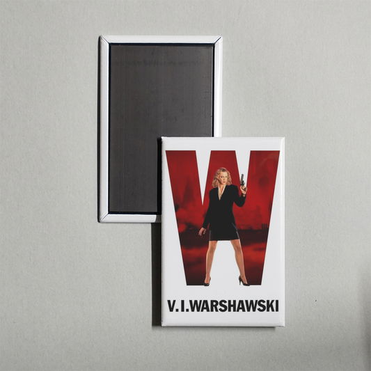 V.I. Warshawski Mini Movie Fridge Magnet