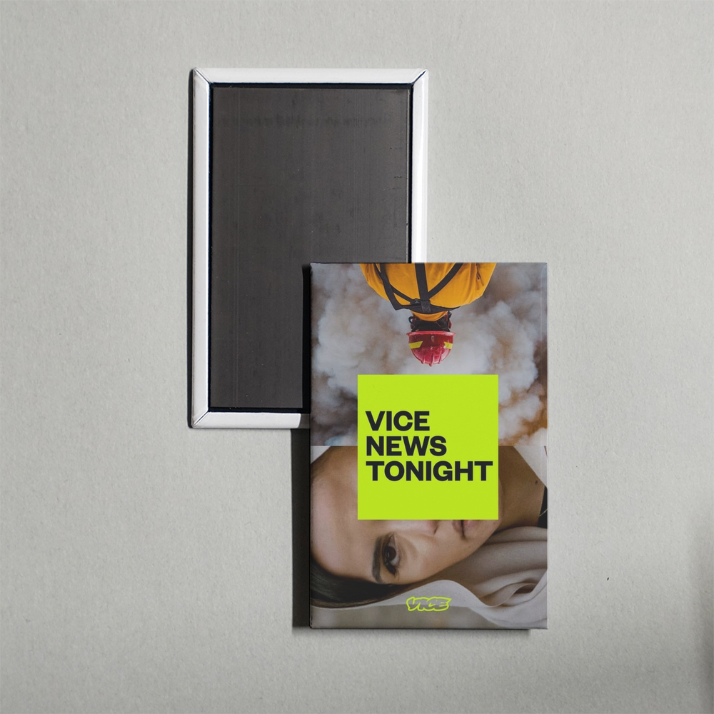 VICE News Tonight TV Show Fridge Magnet