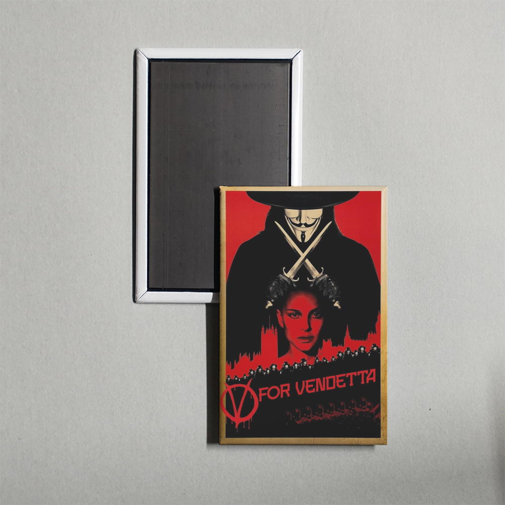 V for Vendetta Mini Movie Fridge Magnet