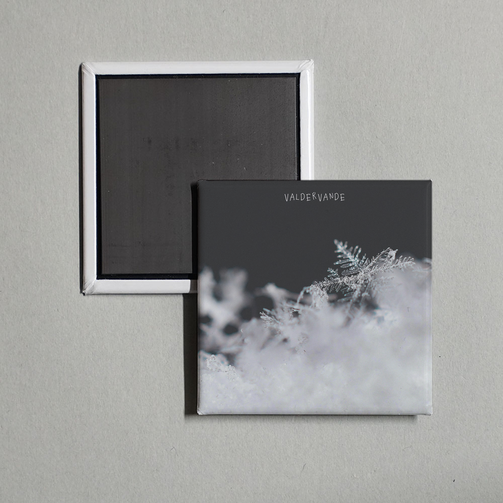 Valdervande - Snowflake Serene Album Cover Fridge Magnet