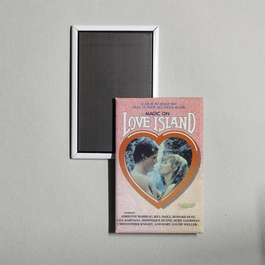 Valentine Magic on Love Island Mini Movie Fridge Magnet