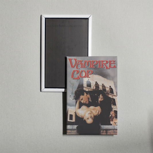Vampire Cop Mini Movie Fridge Magnet