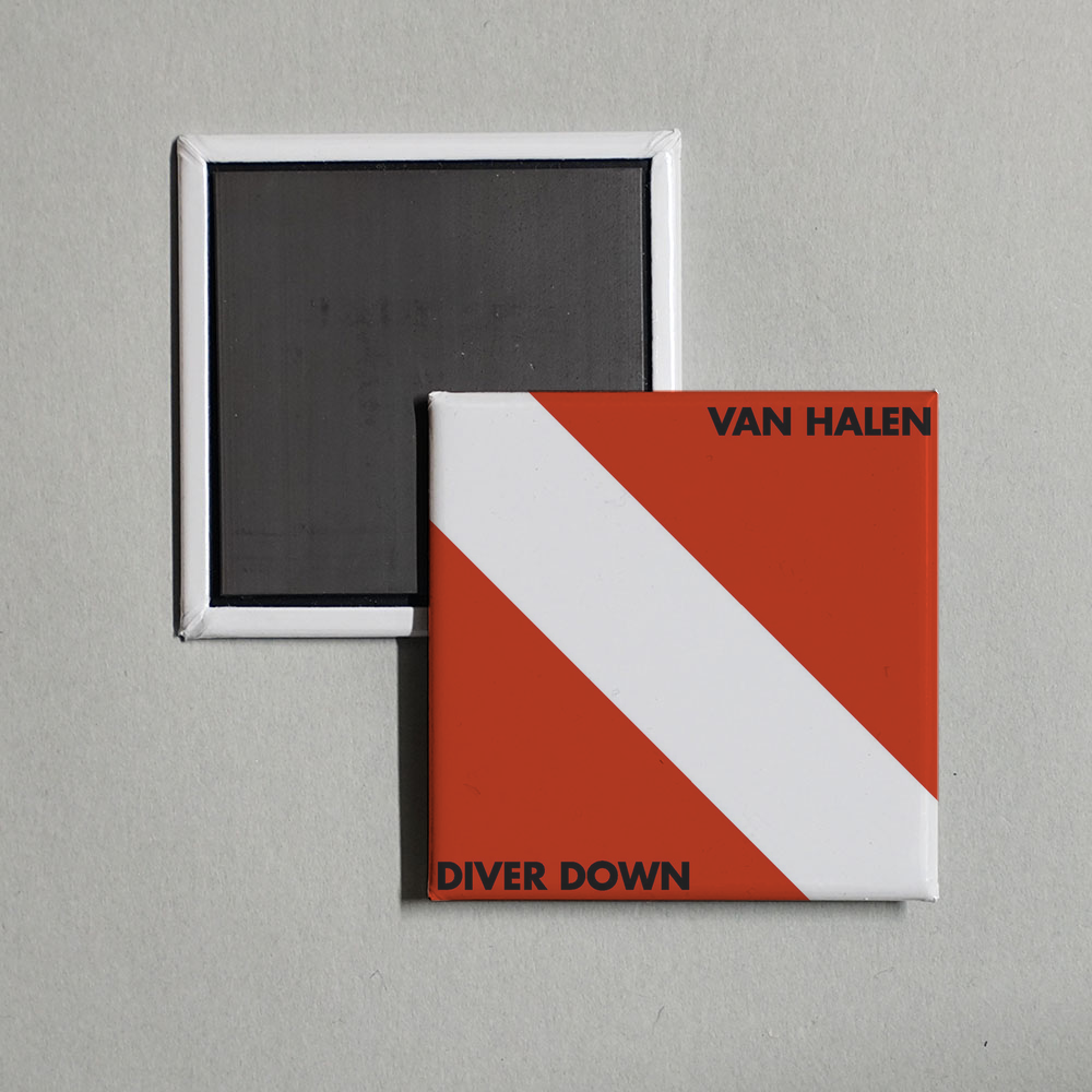 Van Halen - Diver Down (Remastered) Album Cover Fridge Magnet