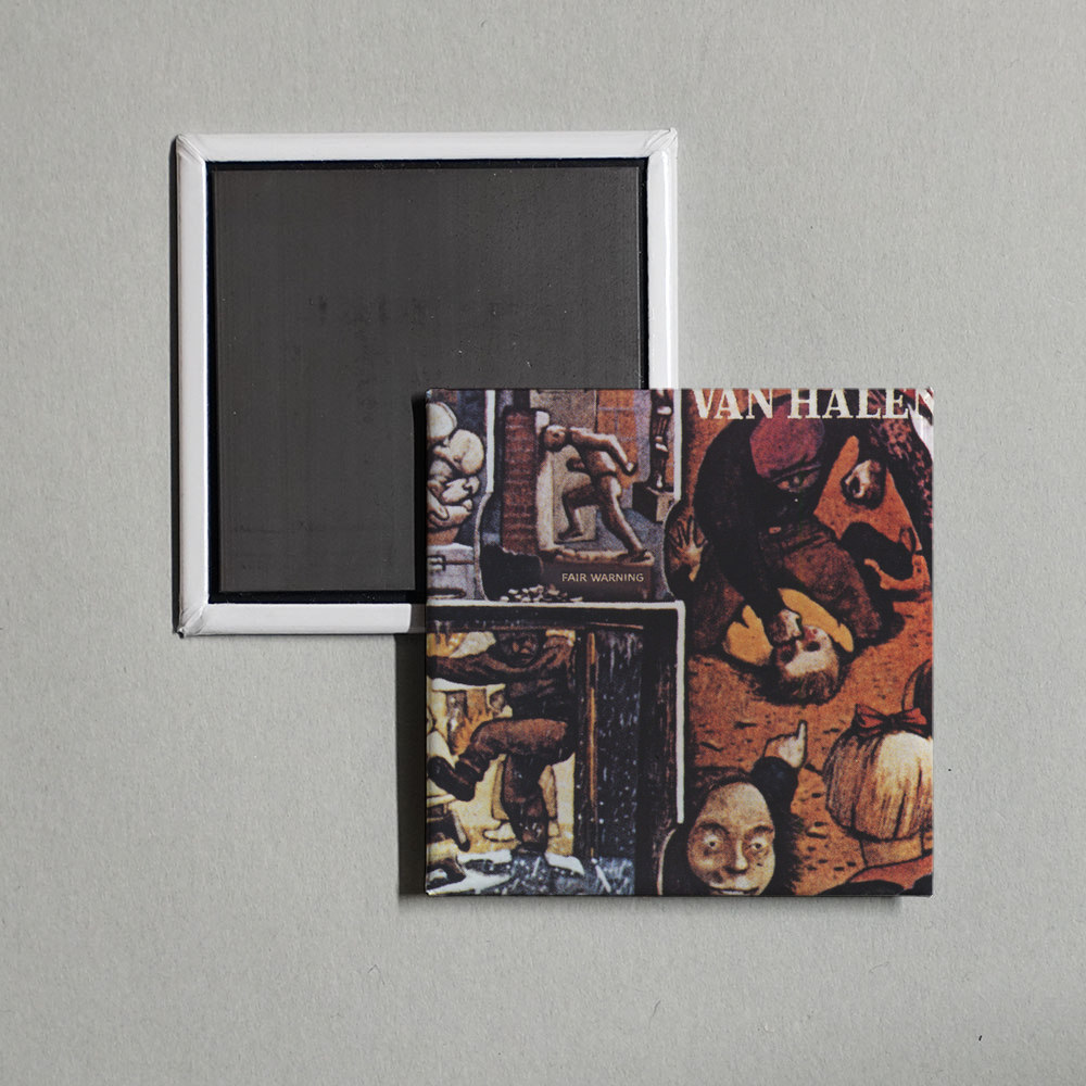 Van Halen - Fair Warning (Remastered) Album Cover Fridge Magnet