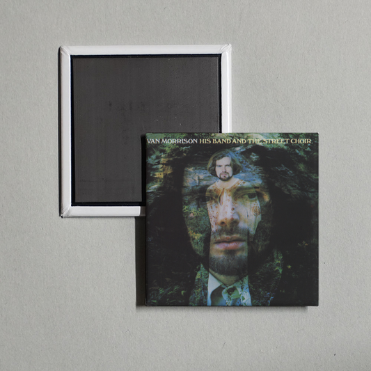 Van Morrison - His Band and the Street Choir Album Cover Fridge Magnet