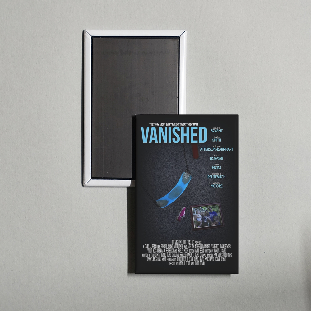 Vanished Mini Movie Fridge Magnet