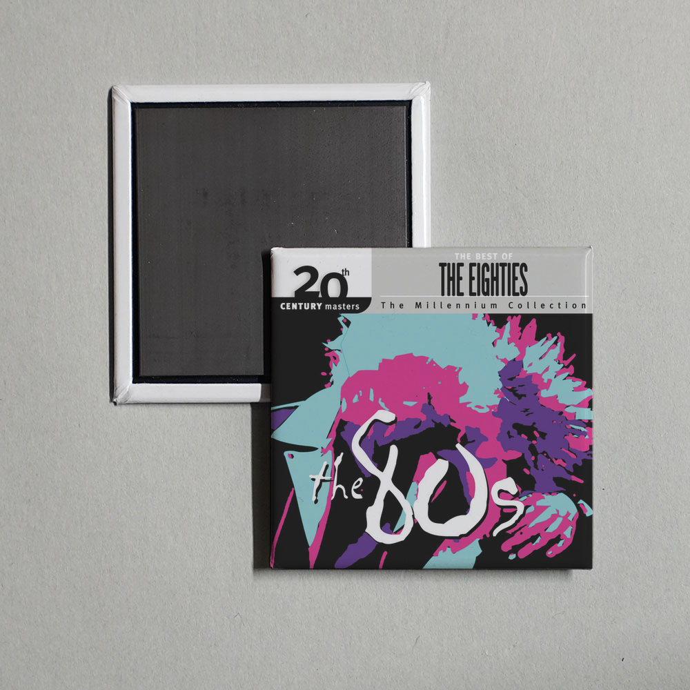 Various Artists - 20th Century Masters The Millennium Collection Best Of The '80s Album Cover Fridge Magnet