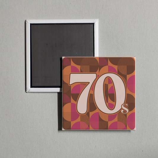 Various Artists - 70s HITS - 100 Greatest Songs of the 1970s Album Cover Fridge Magnet