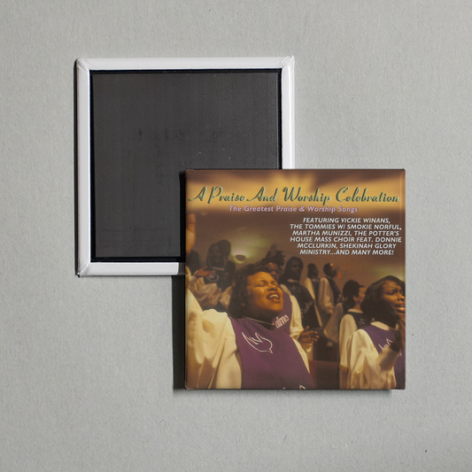 Various Artists - A Praise And Worship Celebration Album Cover Fridge Magnet