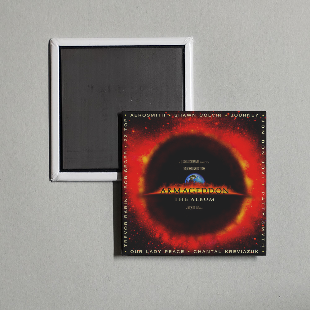 Various Artists - Armageddon - The Album Album Cover Fridge Magnet