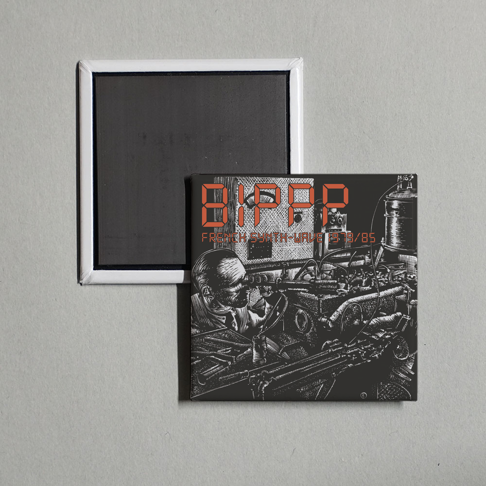 Various Artists - Bippp French Synth-Wave (1979-1985) Album Cover Fridge Magnet