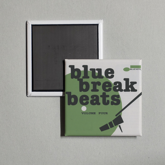 Various Artists - Blue Break Beats Vol. 4 Album Cover Fridge Magnet