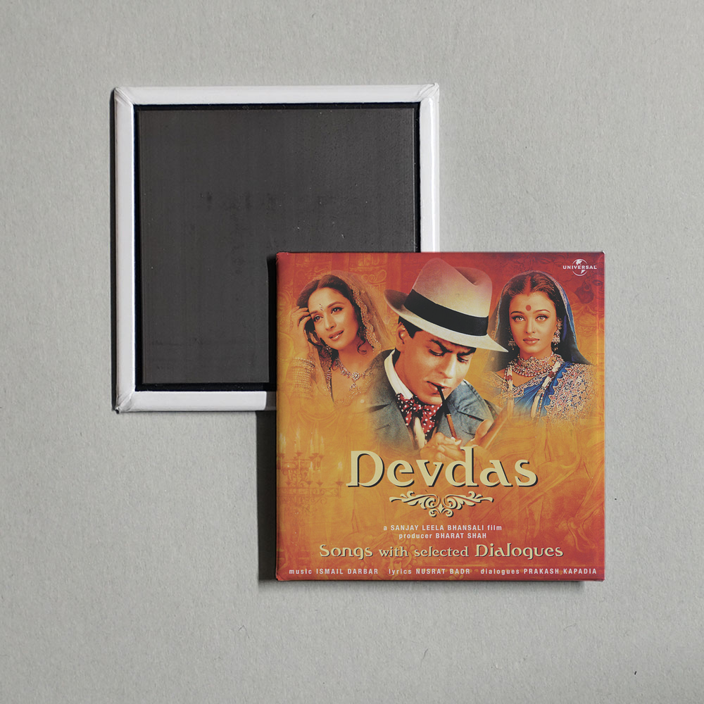 Various Artists - Devdas - An Adaptation Of Sarat Chandra Chattopadhyay's Devdas Album Cover Fridge Magnet