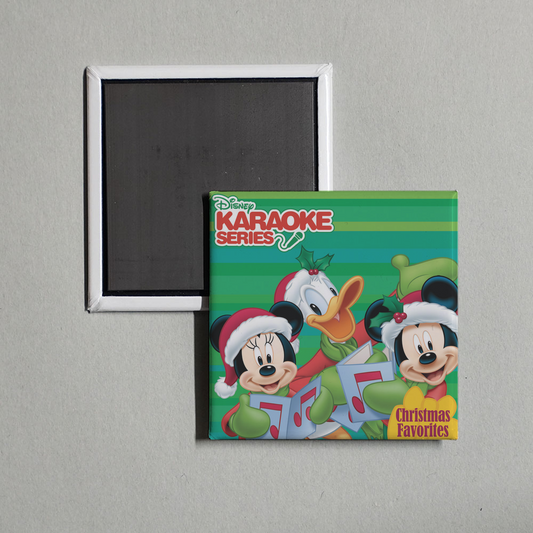 Various Artists - Disney Karaoke Series Christmas Favorites Album Cover Fridge Magnet