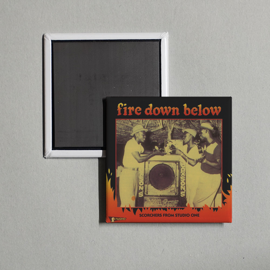 Various Artists - Fire Down Below Scorchers from Studio One Album Cover Fridge Magnet