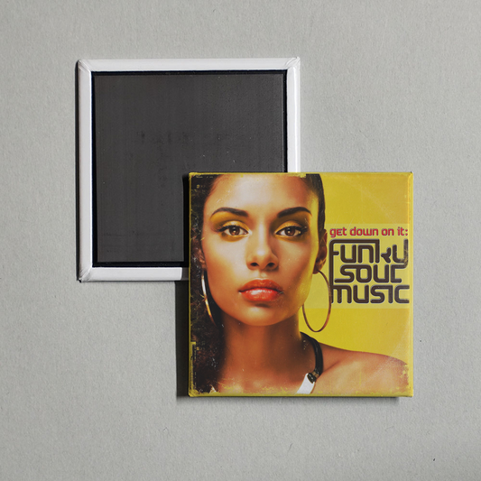 Various Artists - Get Down On It Funky Soul Music Album Cover Fridge Magnet