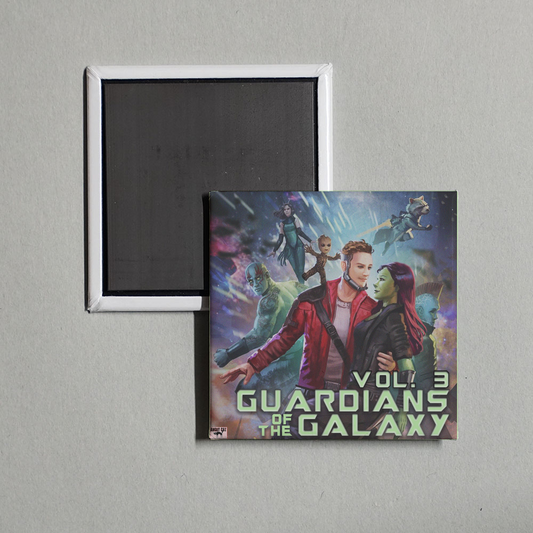 Various Artists - Guardians Of The Galaxy Volume 3 Album Cover Fridge Magnet
