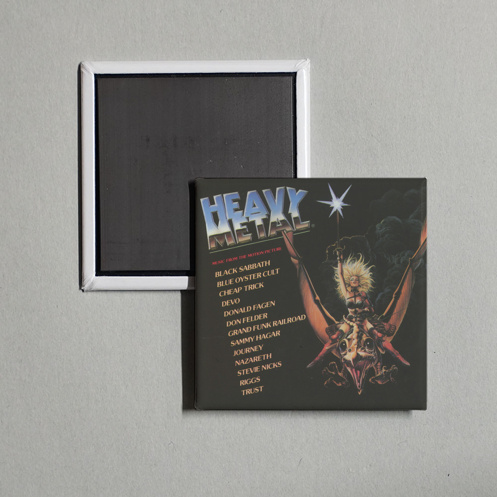 Various Artists - Heavy Metal Soundtrack Album Cover Fridge Magnet