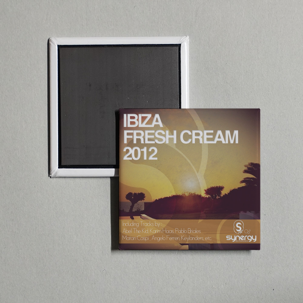 Various Artists - Ibiza Fresh Cream 2012 Album Cover Fridge Magnet