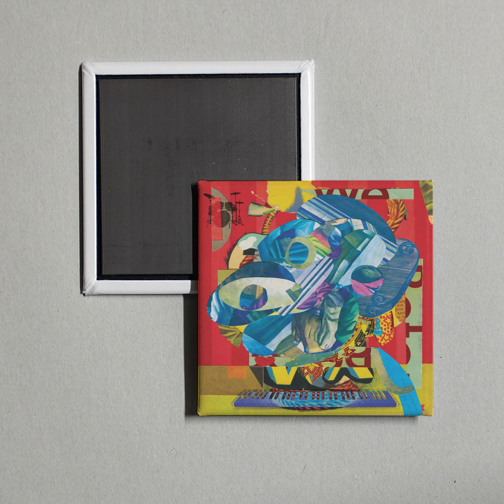 Various Artists - Jazz Dispensary The Freedom Sound! The People Arise (Remastered 2024) Album Cover Fridge Magnet