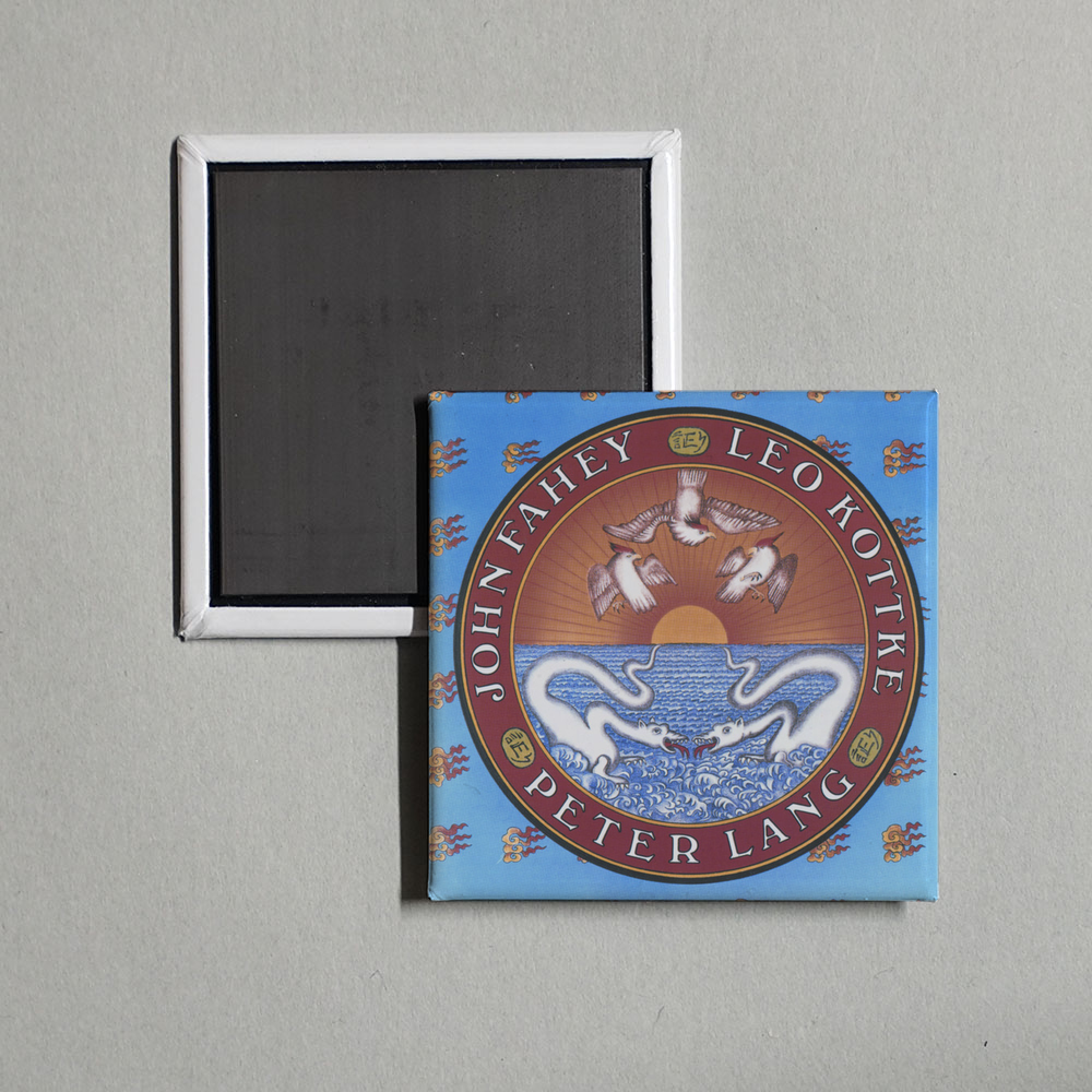 Various Artists - John Fahey, Peter Lang, Leo Kottke Album Cover Fridge Magnet