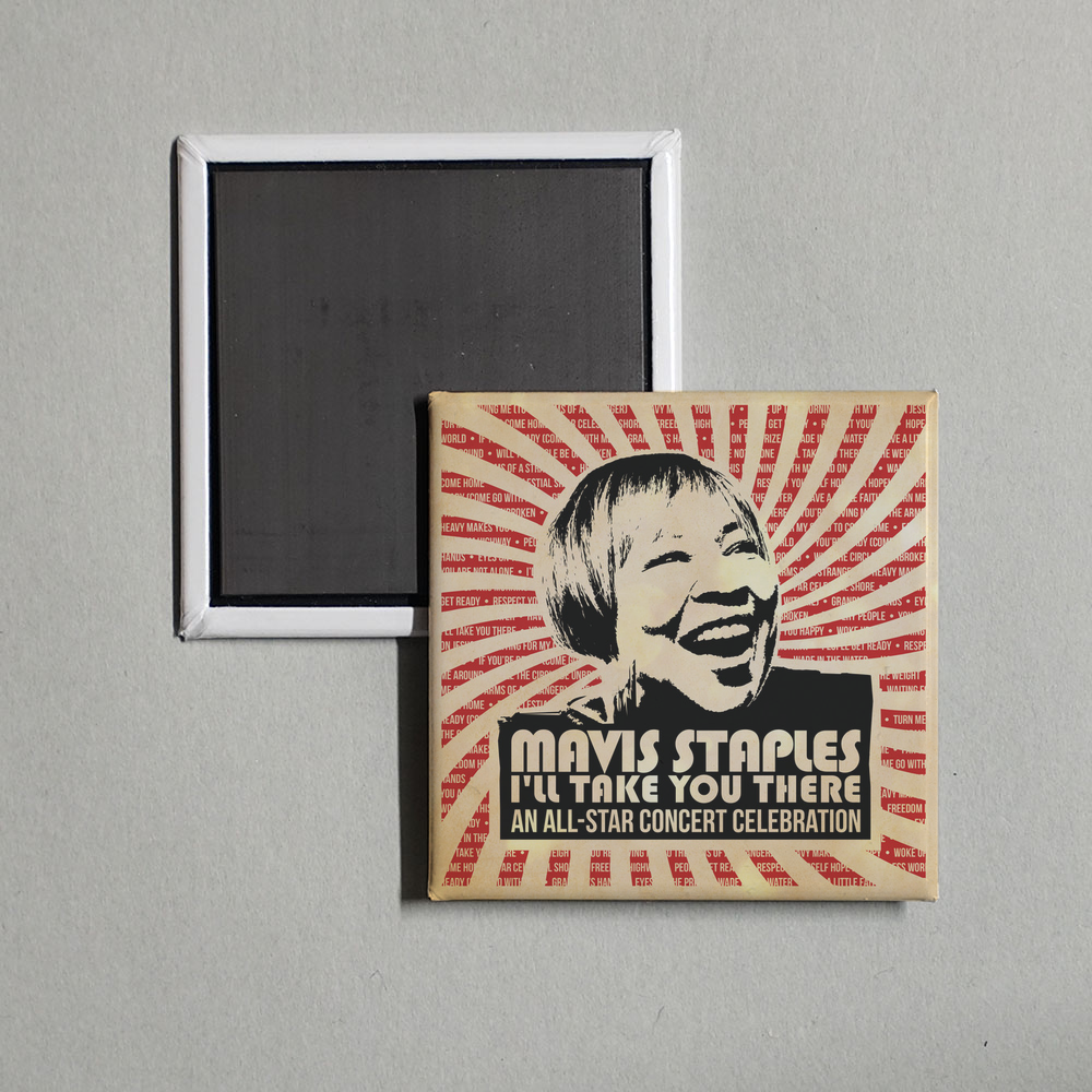 Various Artists - Mavis Staples I'll Take You There An All-Star Concert Celebration (Deluxe  Live) Album Cover Fridge Magnet