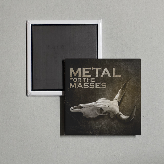 Various Artists - Metal for the Masses Album Cover Fridge Magnet
