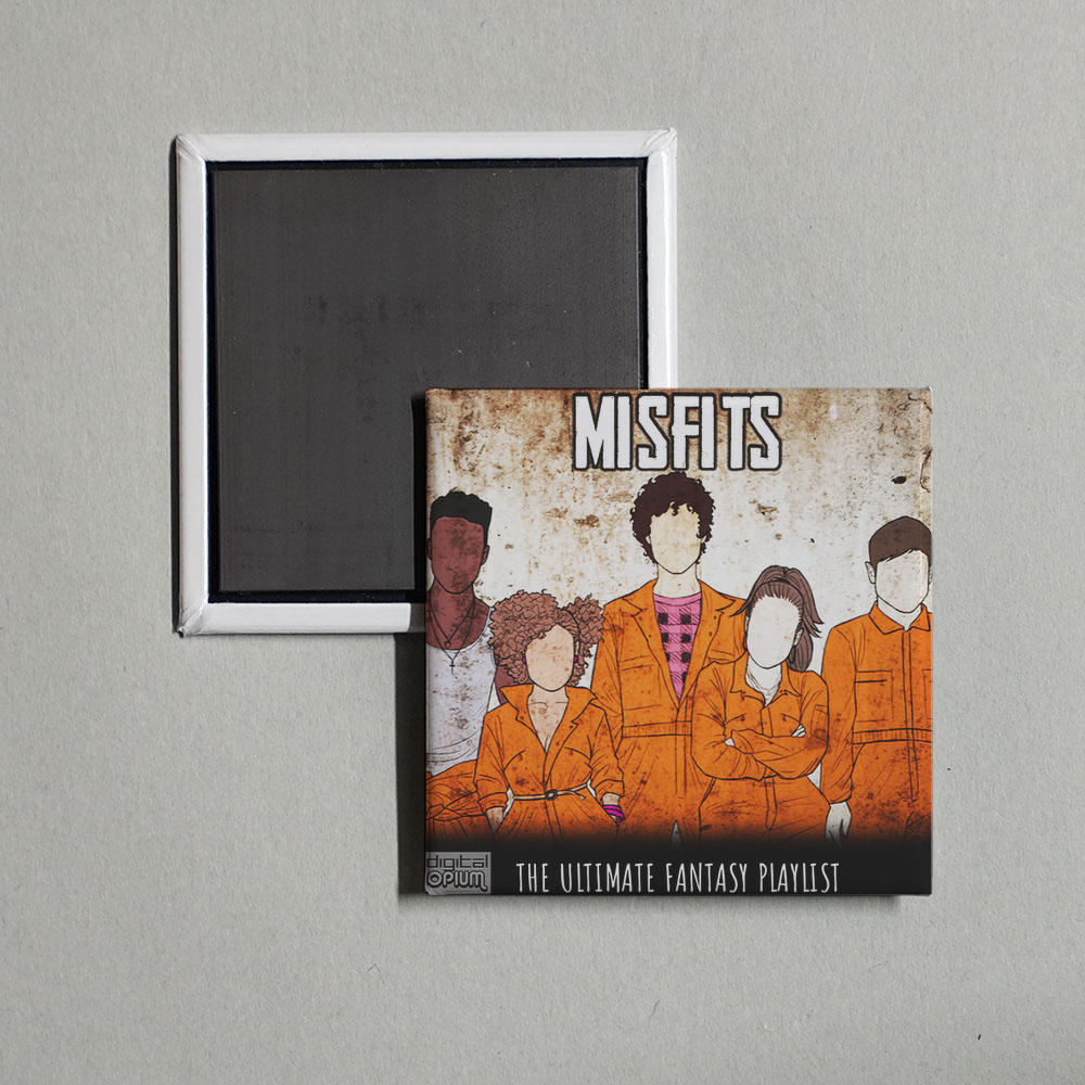 Various Artists - Misfits - The Ultimate Fantasy Playlist Album Cover Fridge Magnet