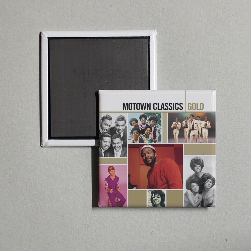 Various Artists - Motown Classics Gold Album Cover Fridge Magnet
