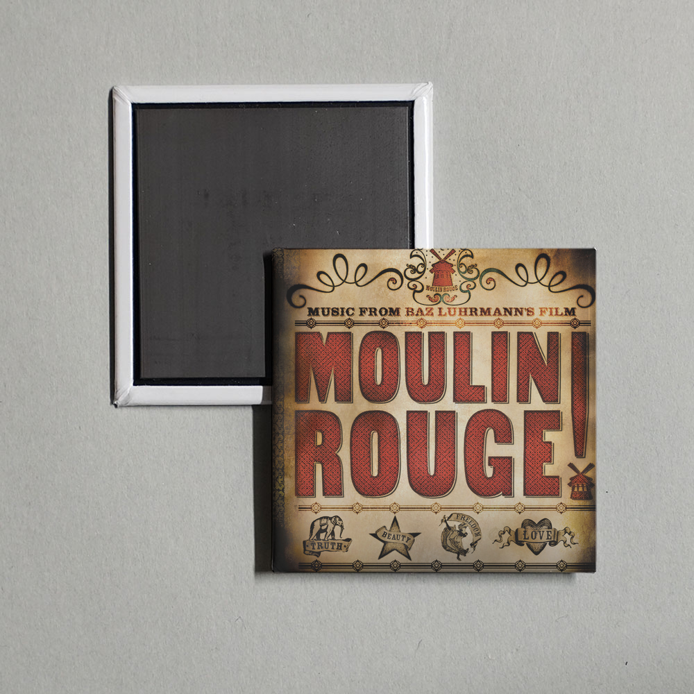 Various Artists - Moulin Rouge Album Cover Fridge Magnet