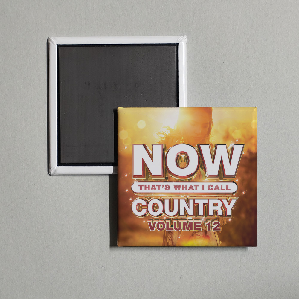 Various Artists - NOW That's What I Call Country, Vol. 12 Album Cover Fridge Magnet