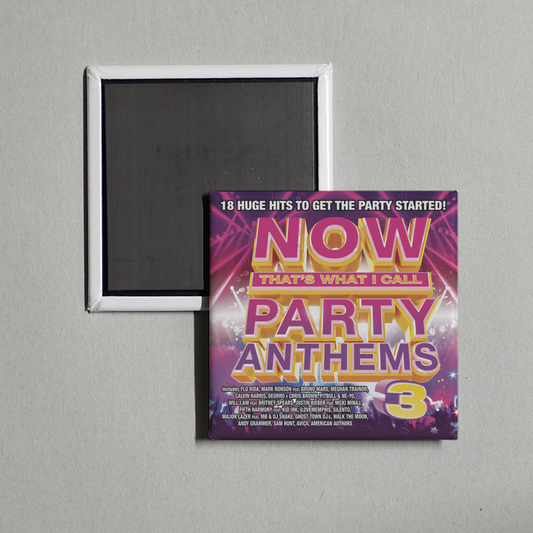 Various Artists - NOW That's What I Call PARTY ANTHEMS 3 Album Cover Fridge Magnet
