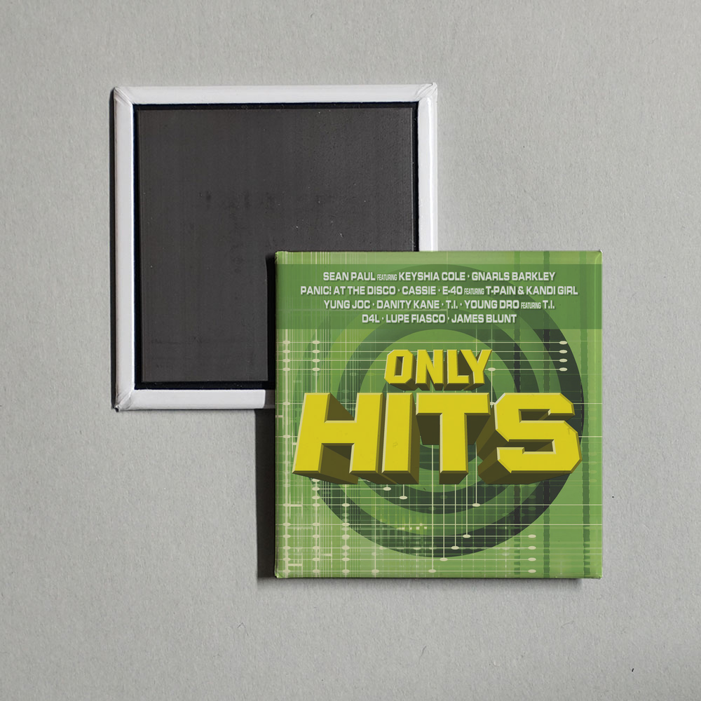 Various Artists - Only Hits Album Cover Fridge Magnet