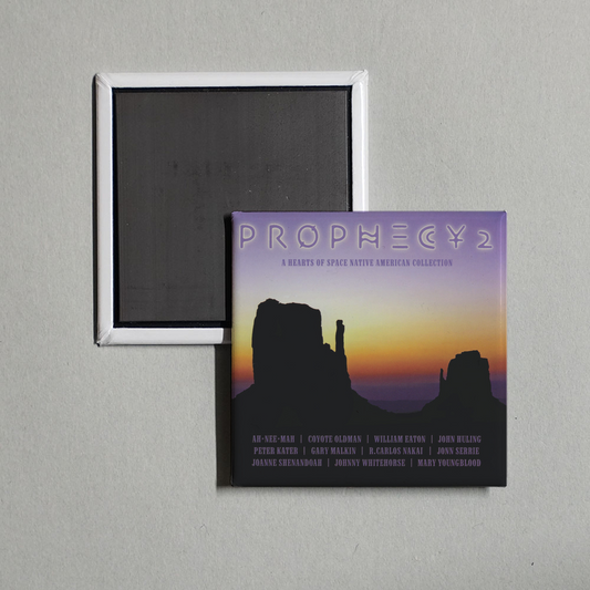 Various Artists - Prophecy 2 A Hearts of Space Native American Collection Album Cover Fridge Magnet