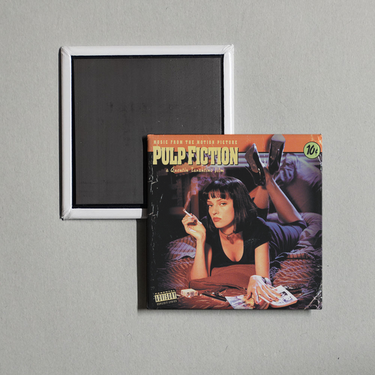 Various Artists - Pulp Fiction (Music From The Motion Picture) Album Cover Fridge Magnet