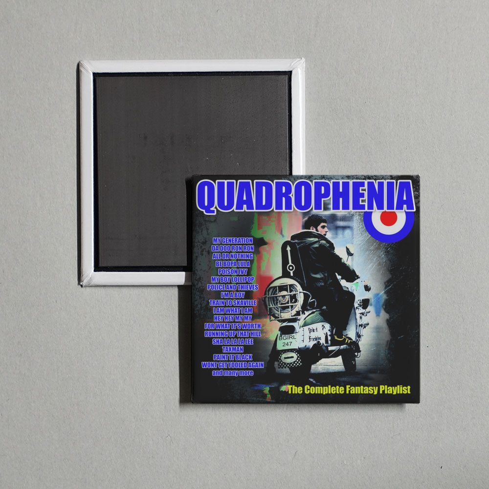 Various Artists - Quadrophenia - The Complete Fantasy Playlist Album Cover Fridge Magnet